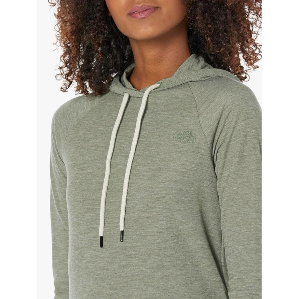 THE NORTH FACE • Thyme Heather Westbrae Knit Pullover Hoodie, L - Picture 3 of 15